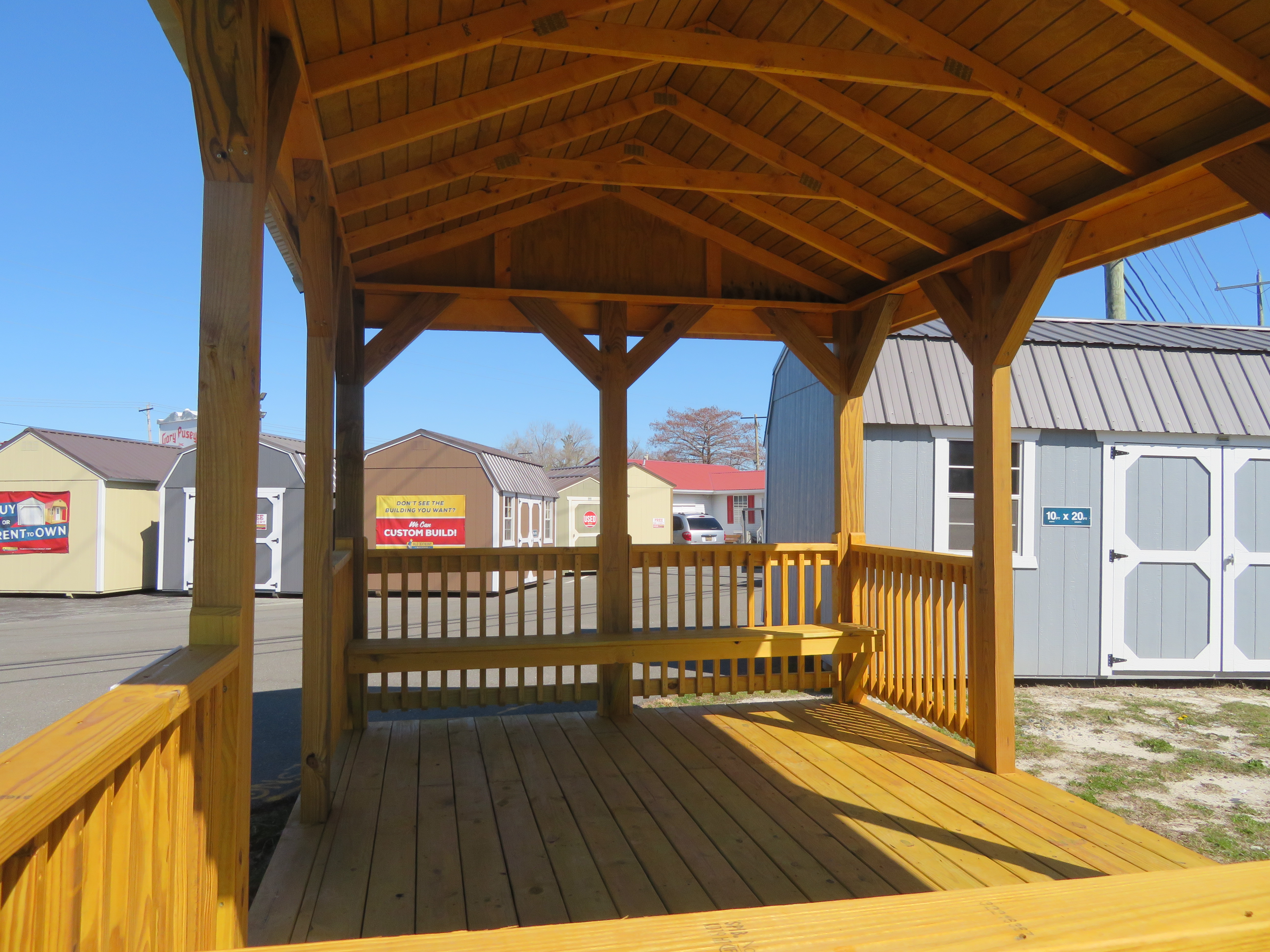 10x16 Old Hickory Buildings Cabana